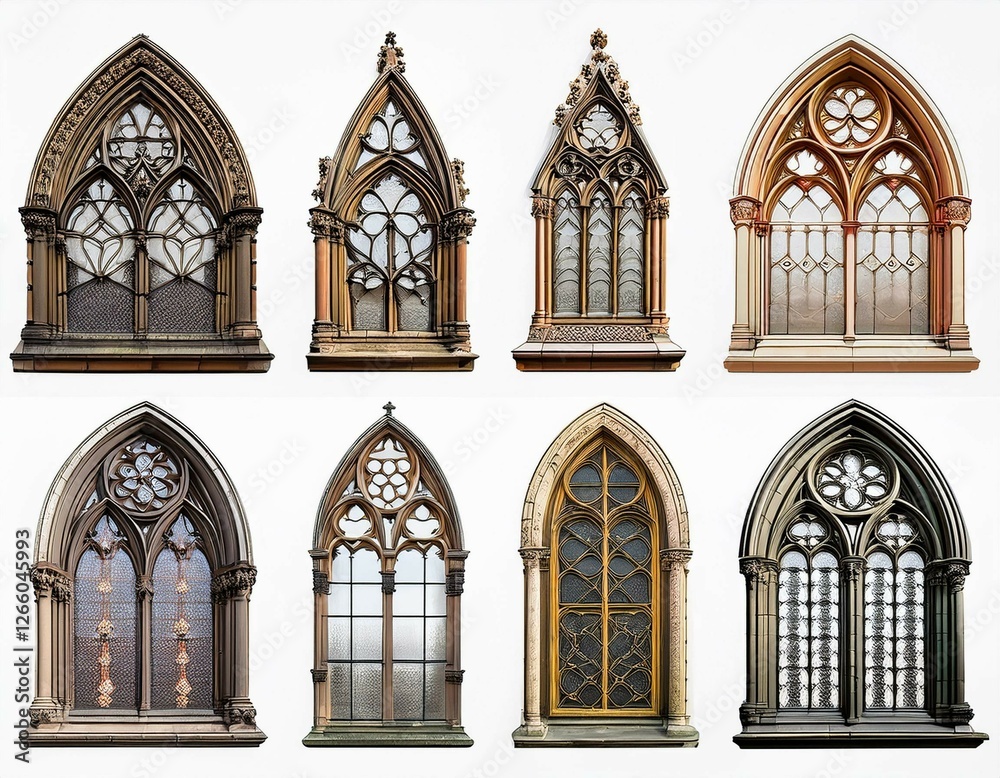 Obraz premium stained glass window