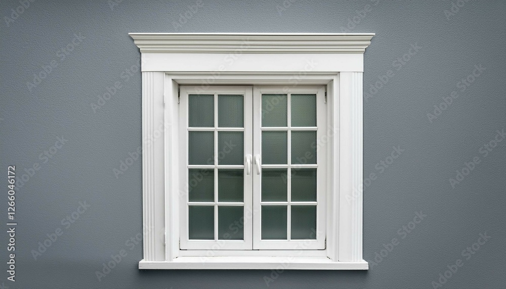 Fototapeta premium window on a white wall