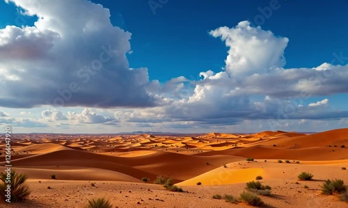 sand dunes in the sahara desert