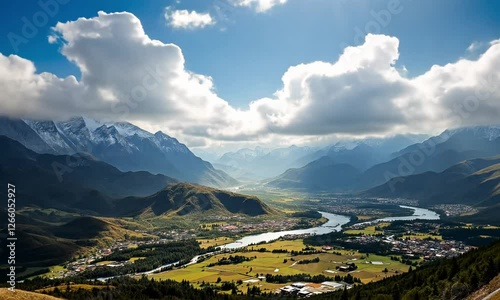 view from the top of the mountain