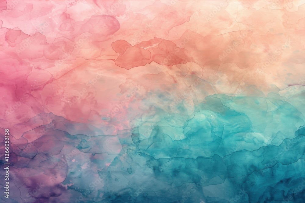 Obraz premium Delicate pastel background with a blend of pink, blue, and green, featuring subtle textures for added depth