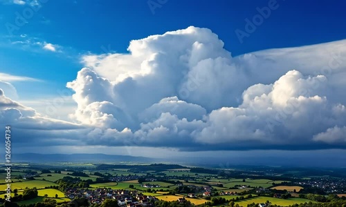 landscape with clouds and sky