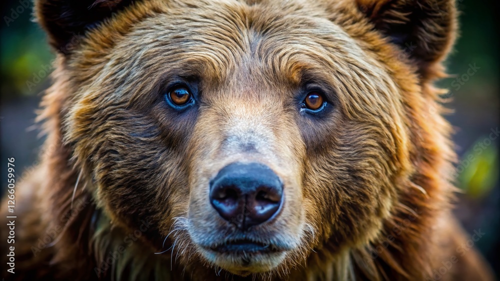 Sad Bear Portrait: Candid Wildlife Photography Sad Bear Portrait: Candid Wildlife Photography