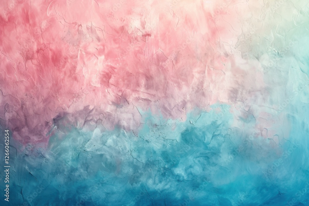 Obraz premium Delicate pastel background with a blend of pink, blue, and green, featuring subtle textures for added depth