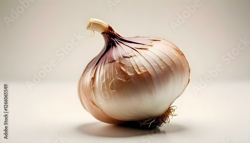 Onion on a white background