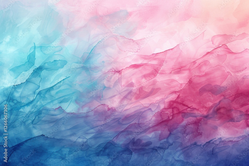 Obraz premium Delicate pastel background with a blend of pink, blue, and green, featuring subtle textures for added depth