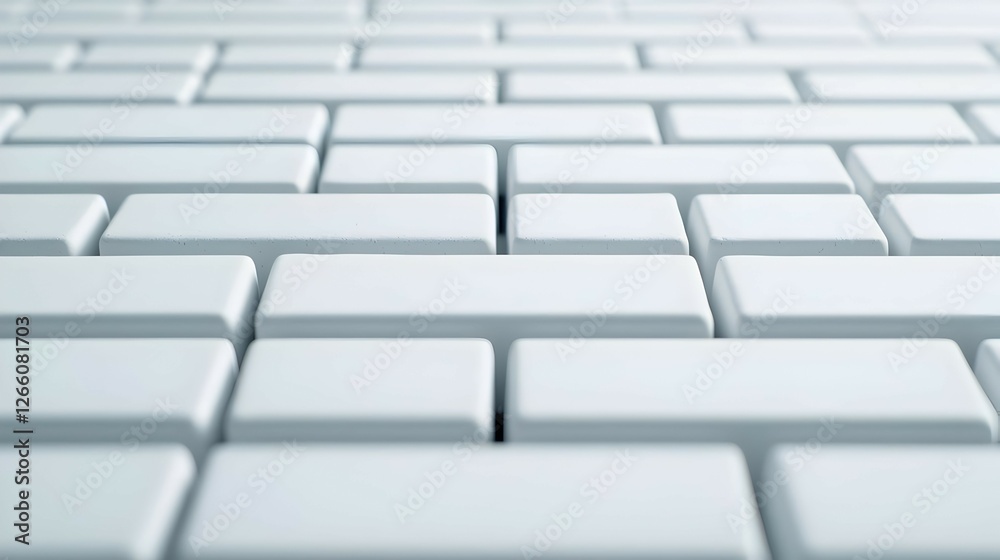 White Brick Pattern Texture Background