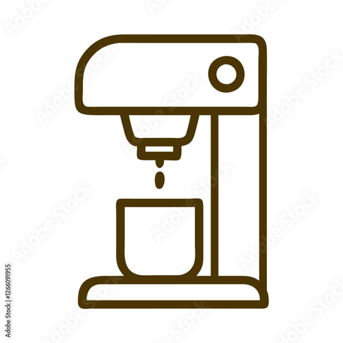 Coffee culture coffee machine icon