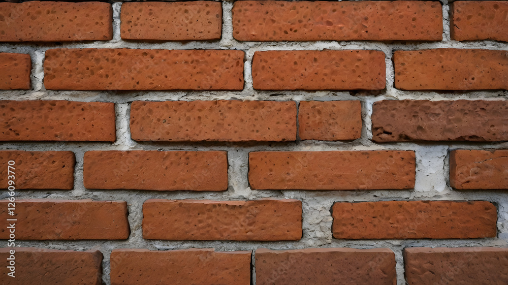 Red Brick Wall Texture: A close-up texture shot of a weathered red brick wall, showcasing the intricate details of the bricks and mortar, perfect for architectural backgrounds and design projects. Red Brick Wall Texture: A close-up texture shot of a weathered red brick wall, showcasing the intricate details of the bricks and mortar, perfect for architectural backgrounds and design projects.