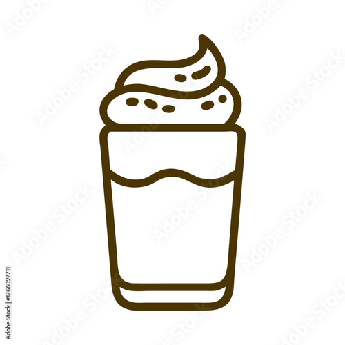 Coffee culture iced frappe icon