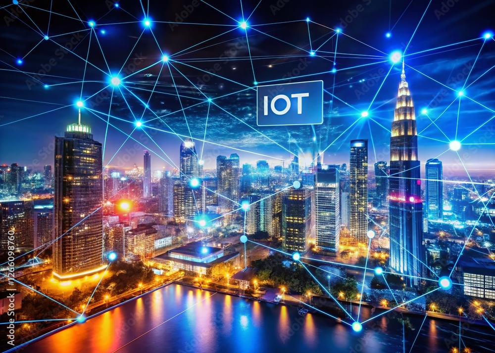 Obraz premium Strategic IoT & AI Integration: Pioneering Digital Transformation & Global Tech Advancement