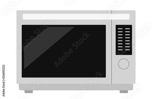 電子レンジのベクターイラスト シンプル