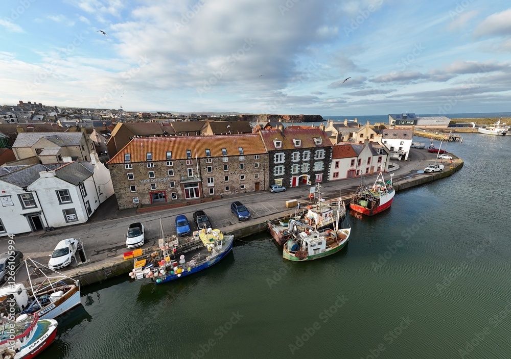 Fototapeta premium Eyemouth, Scotland