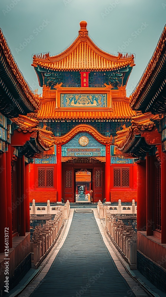 Courtyard palace chinese imperial high resolution hd picture Courtyard palace chinese imperial high resolution hd picture