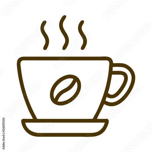 Coffee culture espresso cup icon