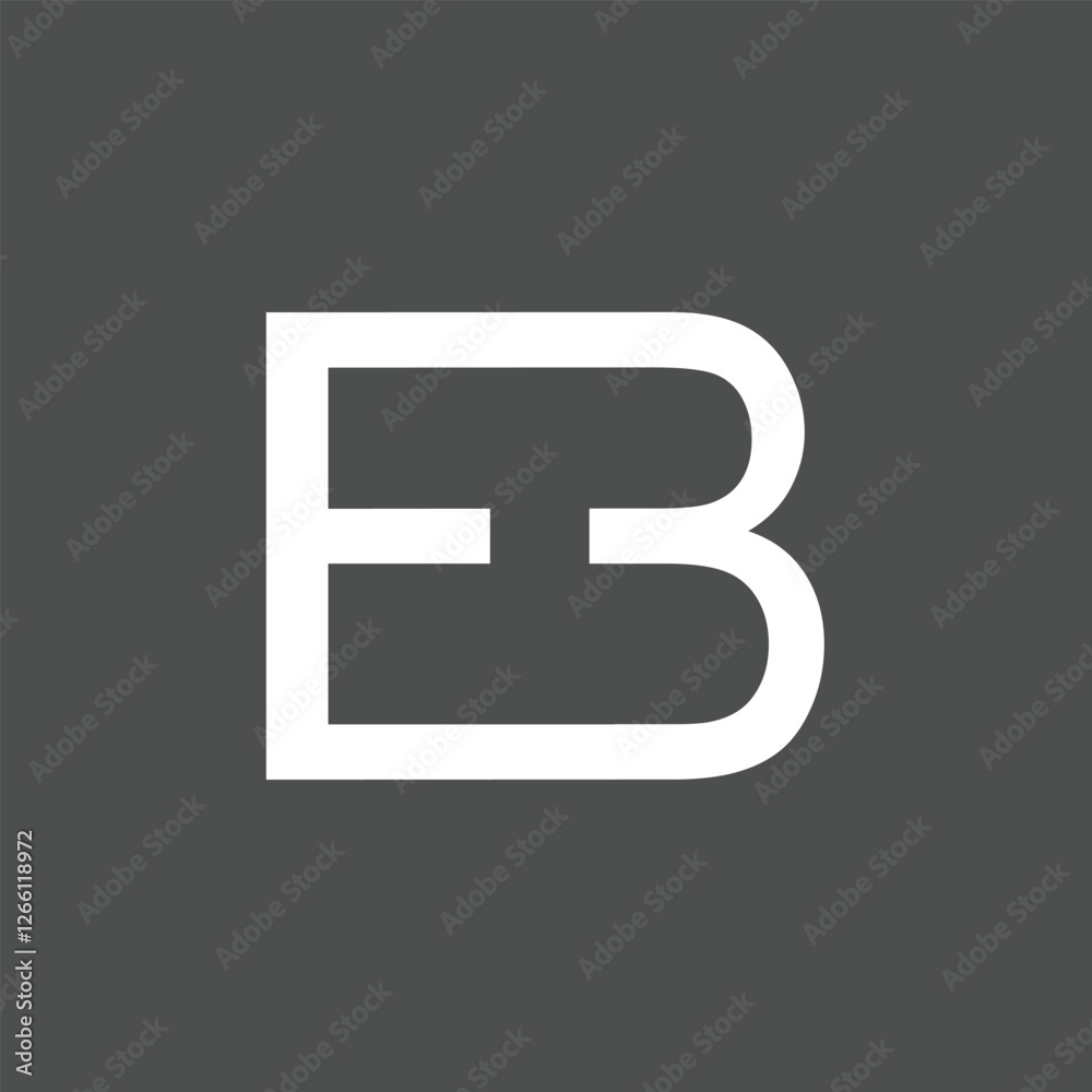 Initial Letter EB Logo Design Outstanding Creative Modern Symbol  Sign