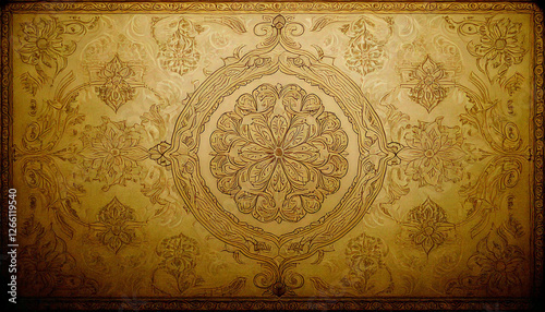 old vintage antique heraldic pattern texture