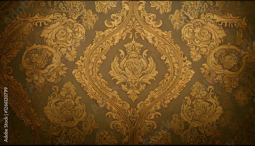 old vintage antique heraldic pattern texture