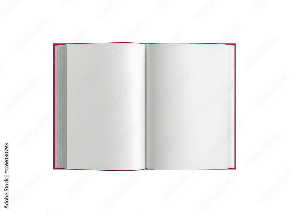 Open Blank Book, Isolated on Transparent Background PNG Open Blank Book, Isolated on Transparent Background PNG