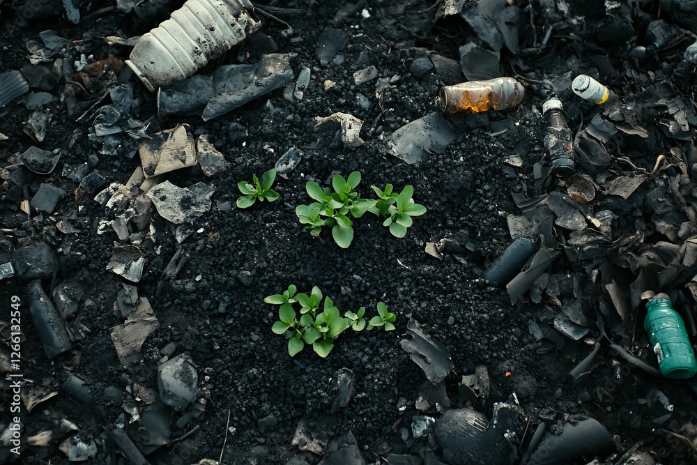 custom made wallpaper toronto digitalThe concept of vandalism features a burned garbage can, melted plastic, garbage leftovers, and the emission of dioxin, which is toxic