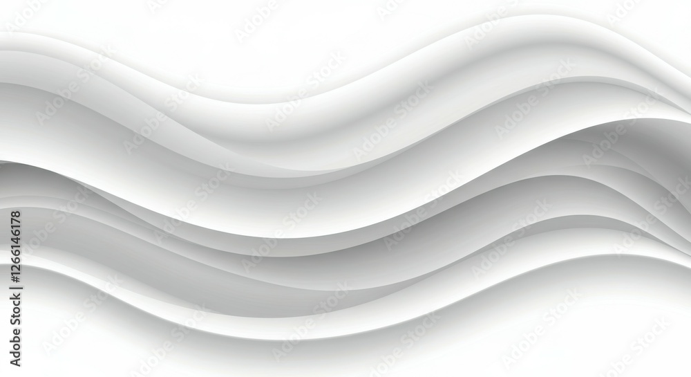 Abstract waves, flowing curves, smooth gradients, minimalist design, grayscale, soft shadows, undulating lines, subtle textures, digital art, vector graphics, monochromatic, clean background, futurist Abstract waves, flowing curves, smooth gradients, minimalist design, grayscale, soft shadows, undulating lines, subtle textures, digital art, vector graphics, monochromatic, clean background, futurist
