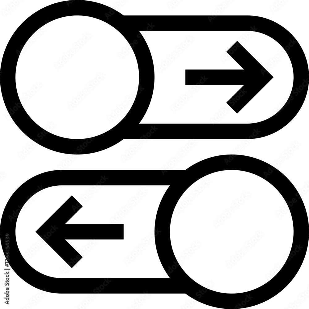 vector illustration of an arrow sign vector illustration of an arrow sign