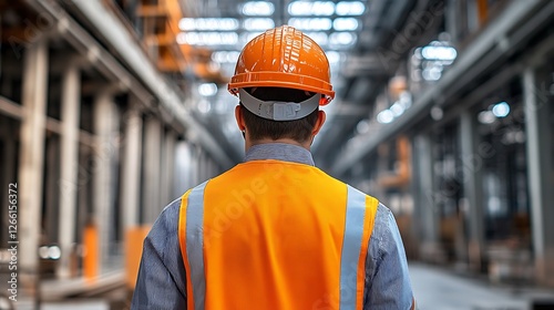Industrial Worker: Safety First in a Modern Factory