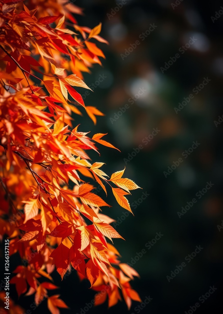 Autumnal foliage fall season autumn leaves gold and red leaves of autumn background ai generative bokeh red bokeh abstract background glow design light texture effect sparkle Autumnal foliage fall season autumn leaves gold and red leaves of autumn background ai generative bokeh red bokeh abstract background glow design light texture effect sparkle