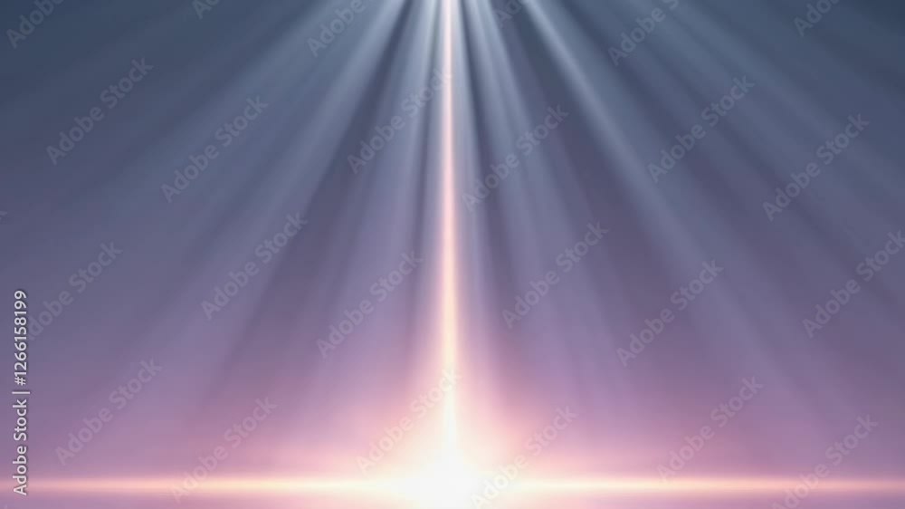 Glowing light beam against a dark sky, futuristic and abstract energy concept