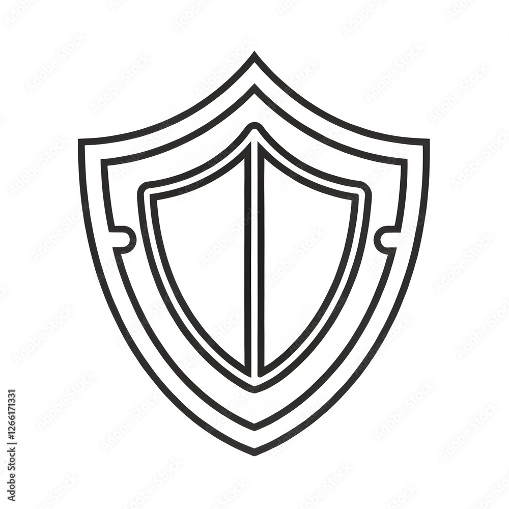 Heraldic Shield Outline Heraldic Shield Outline