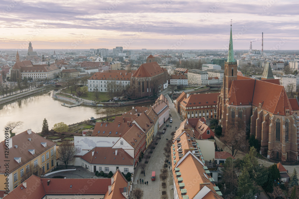 Wrocław - panorama z katedry