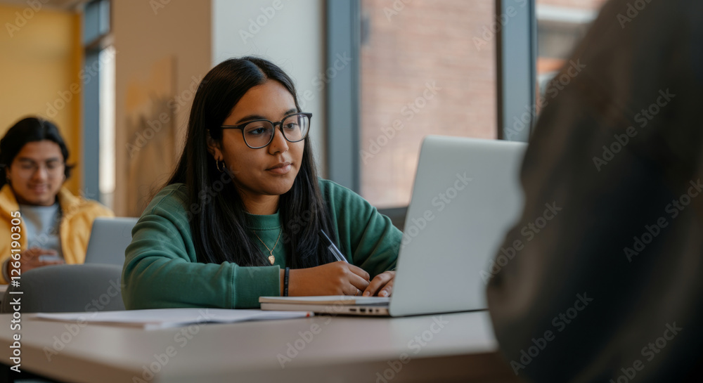 custom made wallpaper toronto digitalA girl is sitting at a table with a laptop and a notebook