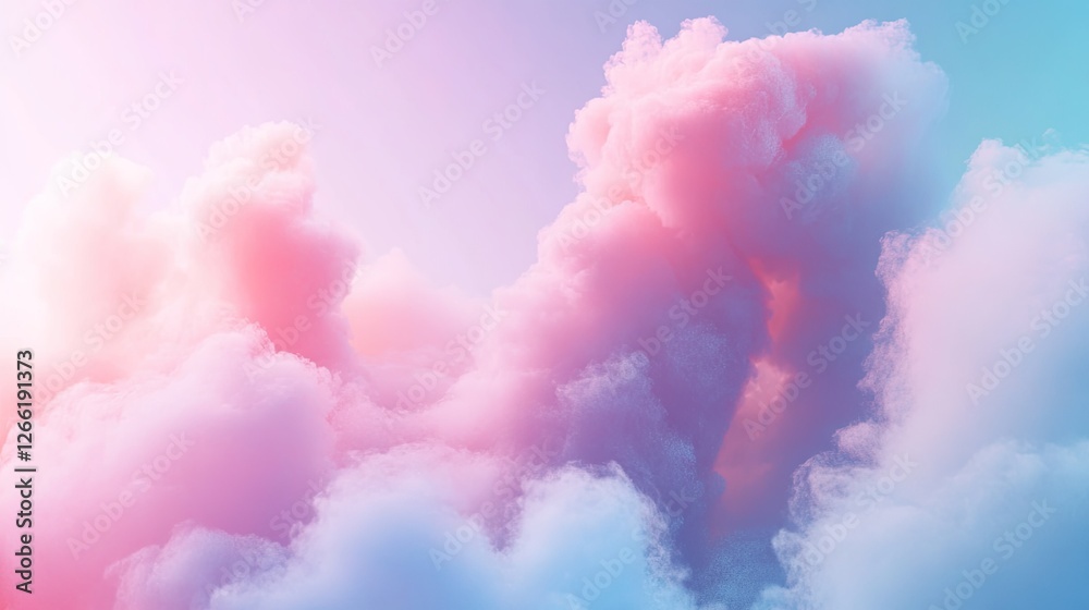 Dreamy Pastel Clouds Gradient Background with Ethereal Softness Dreamy Pastel Clouds Gradient Background with Ethereal Softness