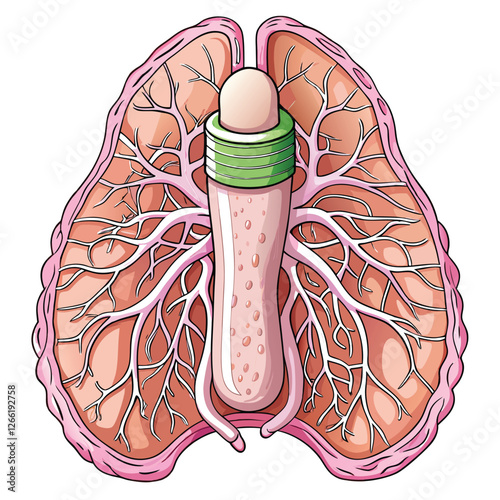 Microscopic view of a pale pink human lymph node exhibiting a fibrous capsule and distinct cortical and medullary regions.