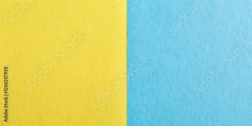 Soft pastel blue and yellow colored paper background for artistic and creative projects, pastel, blue, yellow, paper, background