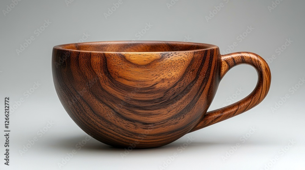 Handcrafted Wooden Cup Unique Grain Pattern Handcrafted Wooden Cup Unique Grain Pattern