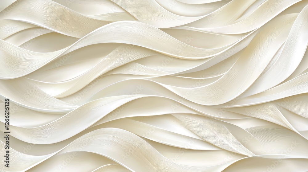 Obraz premium Abstract creamy waves background
