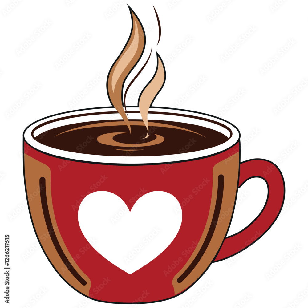 Heartwarming Coffee Cup , Cozy Aesthetic Coffee Art. Heartwarming Coffee Cup , Cozy Aesthetic Coffee Art.