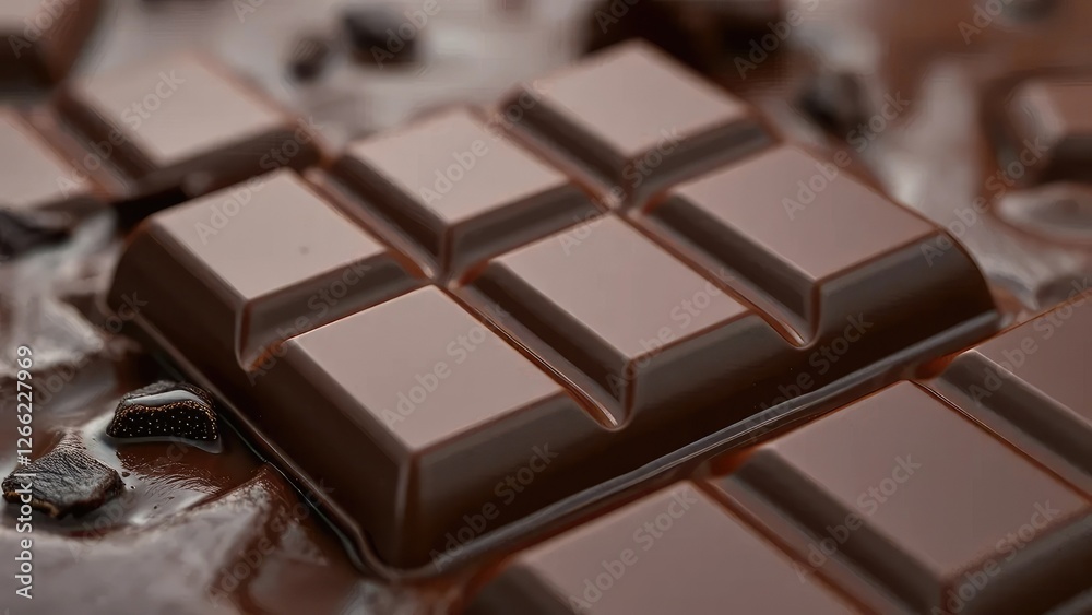 Rich, velvety chocolate with a smooth bar texture, decadent, chocolate Rich, velvety chocolate with a smooth bar texture, decadent, chocolate