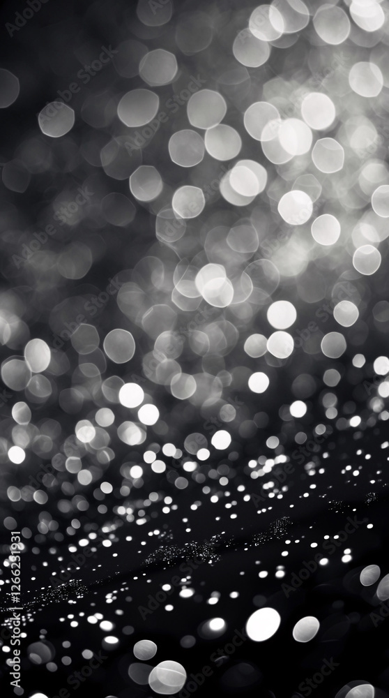 Balck and White Abstract Landscape with Glowing Bokeh Lights and Shimmering Sand Glitters Against a Dark Setting Macro Photography Wallpaper Background Inspiration Balck and White Abstract Landscape with Glowing Bokeh Lights and Shimmering Sand Glitters Against a Dark Setting Macro Photography Wallpaper Background Inspiration