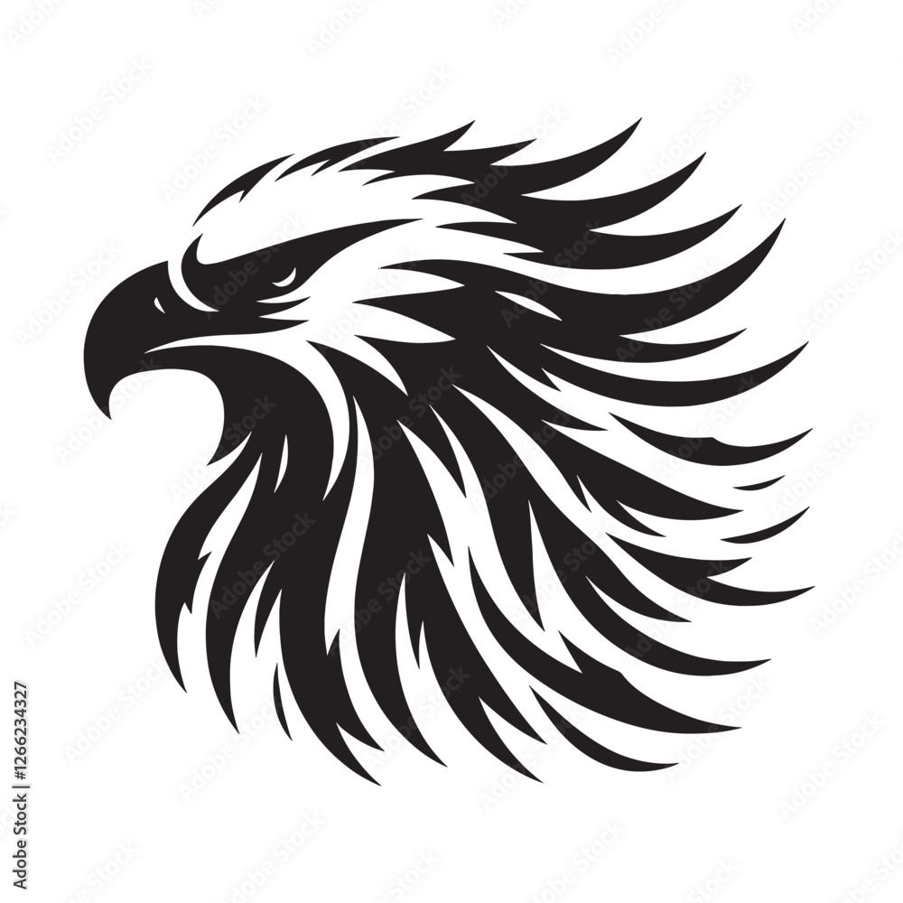 Obraz premium eagle head vector