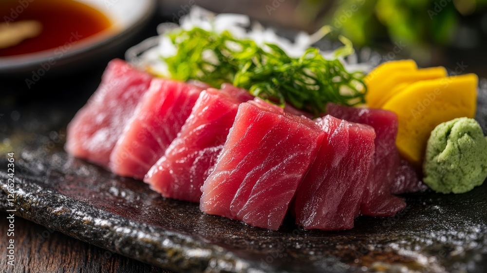 Delicious photos of tuna sashimi food photography Delicious photos of tuna sashimi food photography
