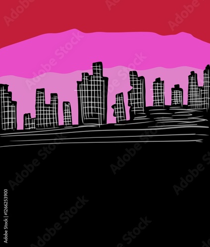 night city skyline