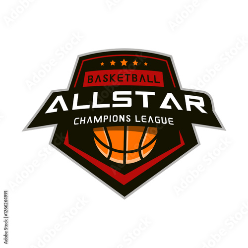 Basketball sports logo