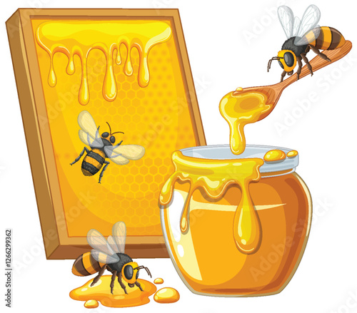 Bees and Honey: Nature's Sweet Harmony