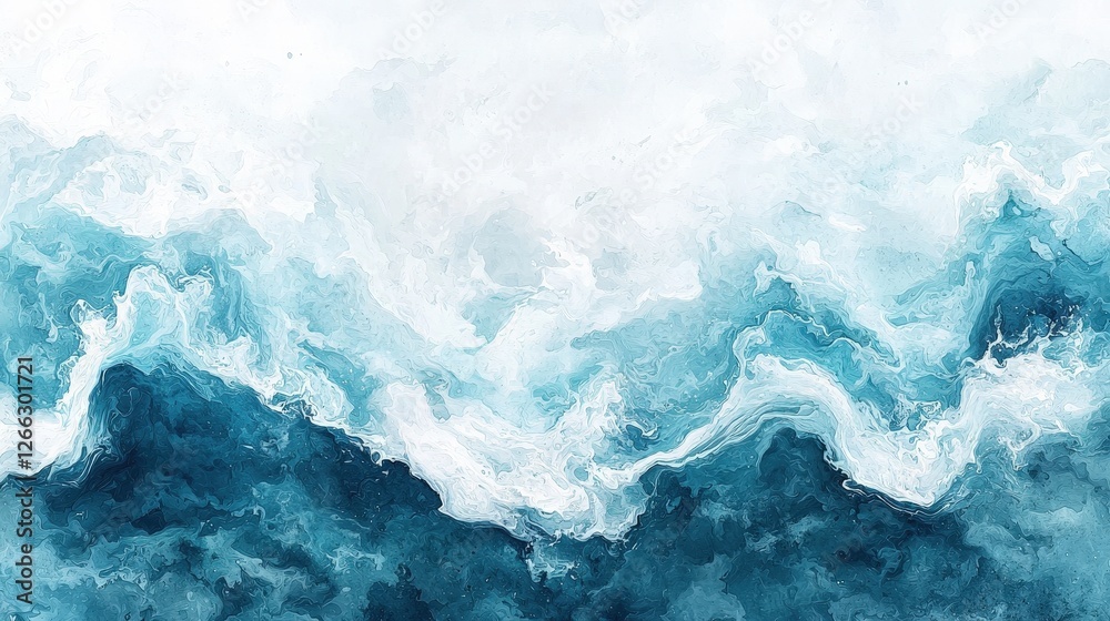 Abstract ocean waves, calming blue water, aerial view, peaceful background, ideal for website design Abstract ocean waves, calming blue water, aerial view, peaceful background, ideal for website design