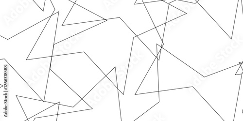 Abstract background with liens and triangles shape on white background. White and grey geometric overlapping rectangle pattern Geometric background soft shadows as patten ..White polygon textured .