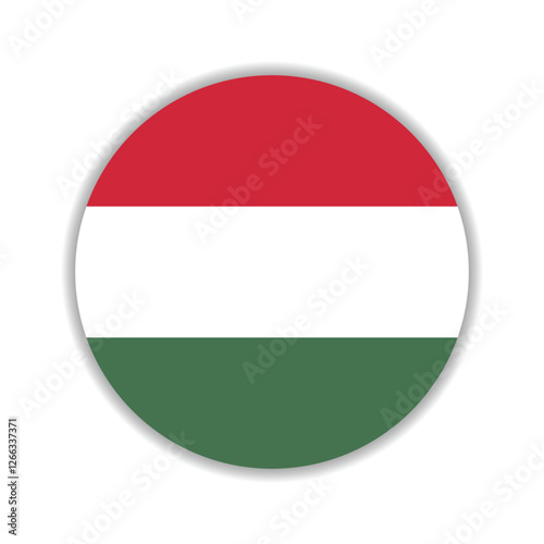 Hungary flag circle icon vector illustration design Free Download Hungary flag circle icon vector illustration design - GFXLoad