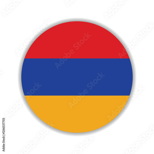 Free Download Armenia flag circle icon vector illustration design - GFXLoad