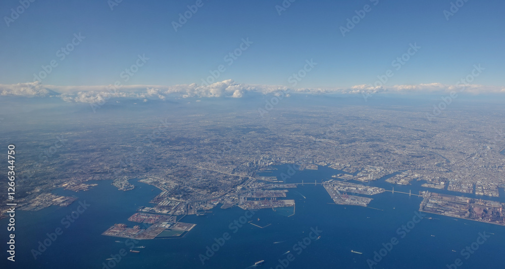 空から見た地上(横浜上空) 空から見た地上(横浜上空)